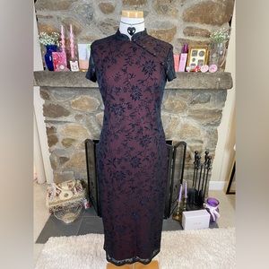 Byer California Mesh Maxi Sparkle Dress